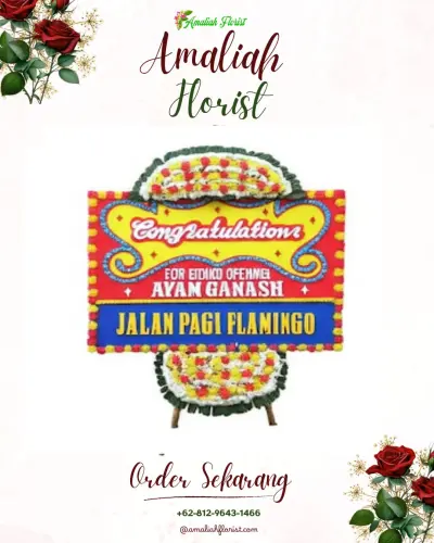 Bunga Papan Congratulation di Wirogomo